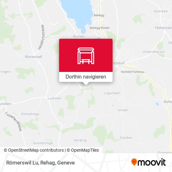 Römerswil Lu, Rehag Karte