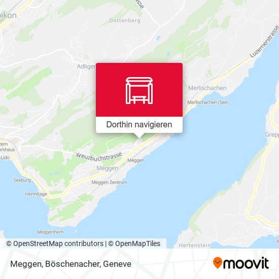 Meggen, Böschenacher Karte