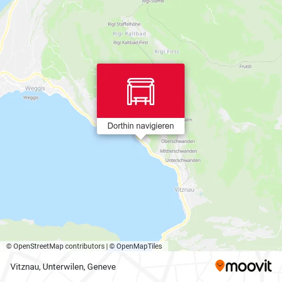 Vitznau, Unterwilen Karte