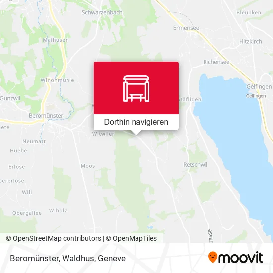 Beromünster, Waldhus Karte