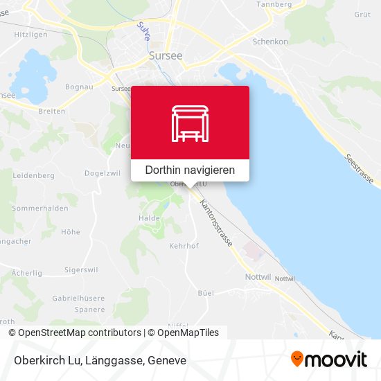 Oberkirch Lu, Länggasse Karte