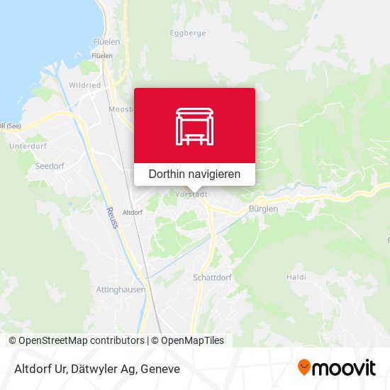 Altdorf Ur, Dätwyler Ag Karte