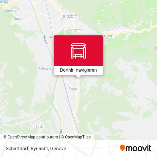 Schattdorf, Rynächt Karte