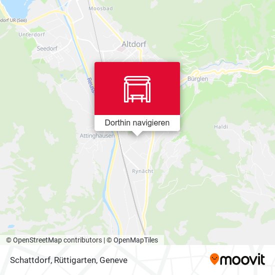 Schattdorf, Rüttigarten Karte