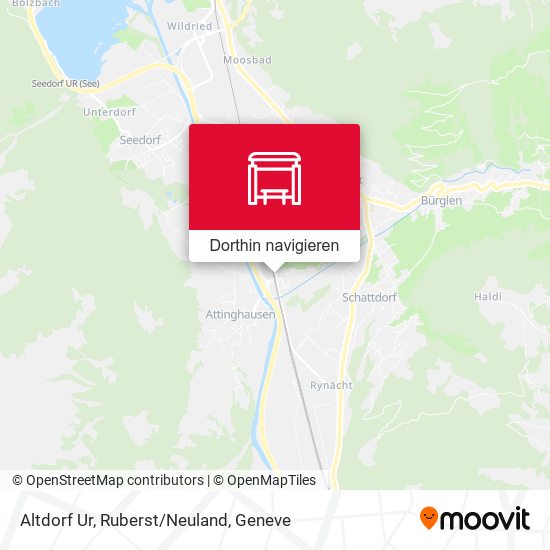Altdorf Ur, Ruberst/Neuland Karte