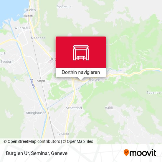 Bürglen Ur, Seminar Karte