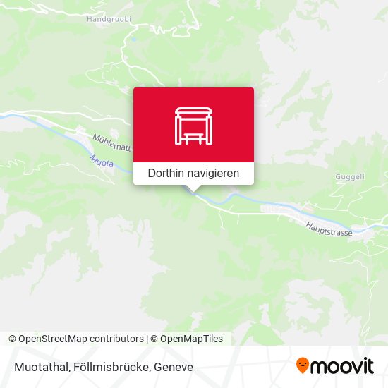 Muotathal, Föllmisbrücke Karte