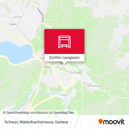 Schwyz, Nietenbachstrasse Karte