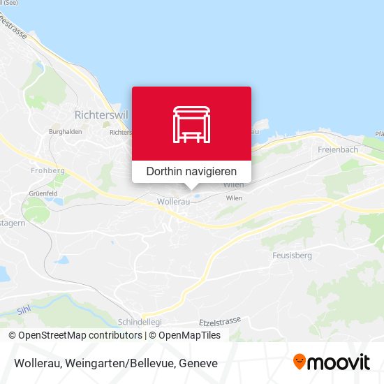 Wollerau, Weingarten/Bellevue Karte