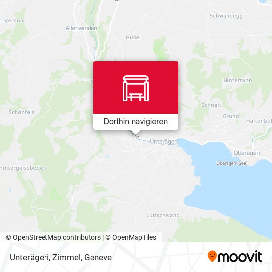 Unterägeri, Zimmel Karte