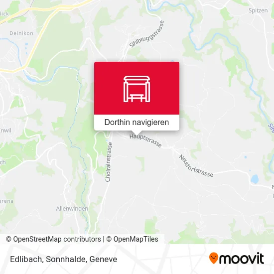 Edlibach, Sonnhalde Karte
