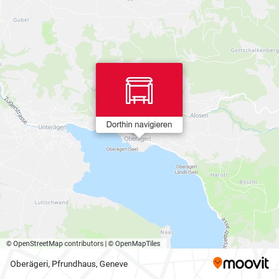 Oberägeri, Pfrundhaus Karte