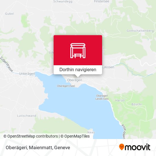 Oberägeri, Maienmatt Karte