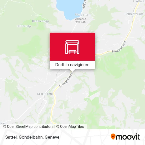 Sattel, Gondelbahn Karte