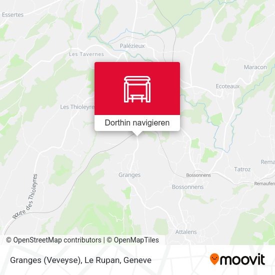 Granges (Veveyse), Le Rupan Karte