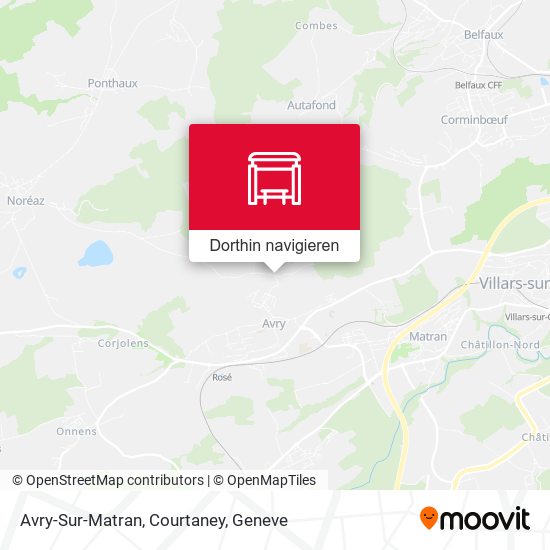 Avry-Sur-Matran, Courtaney Karte
