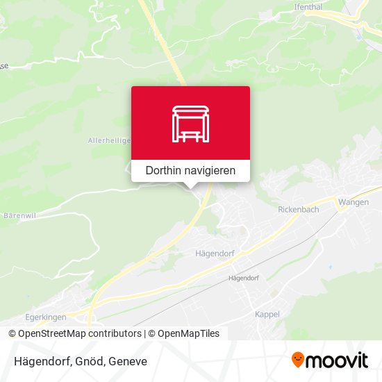 Hägendorf, Gnöd Karte