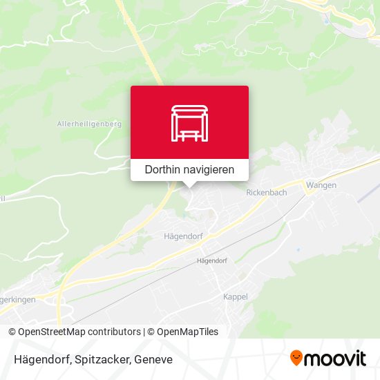 Hägendorf, Spitzacker Karte