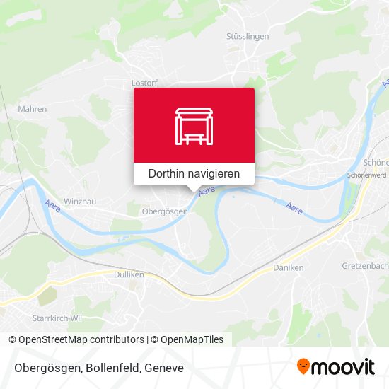 Obergösgen, Bollenfeld Karte