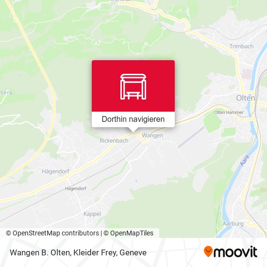 Wangen B. Olten, Kleider Frey Karte