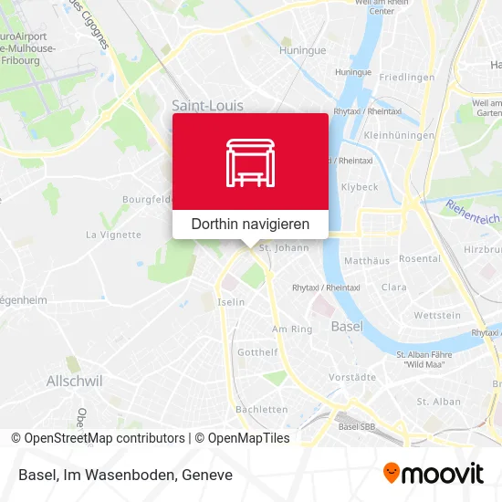 Basel, Im Wasenboden Karte