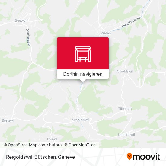 Reigoldswil, Bütschen Karte
