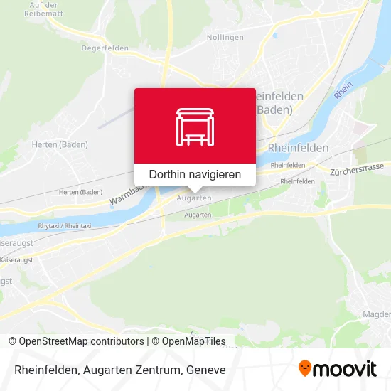 Rheinfelden, Augarten Zentrum Karte
