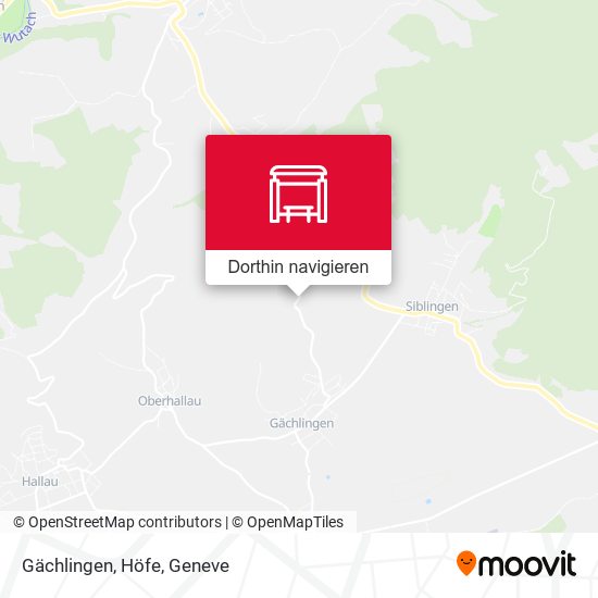 Gächlingen, Höfe Karte