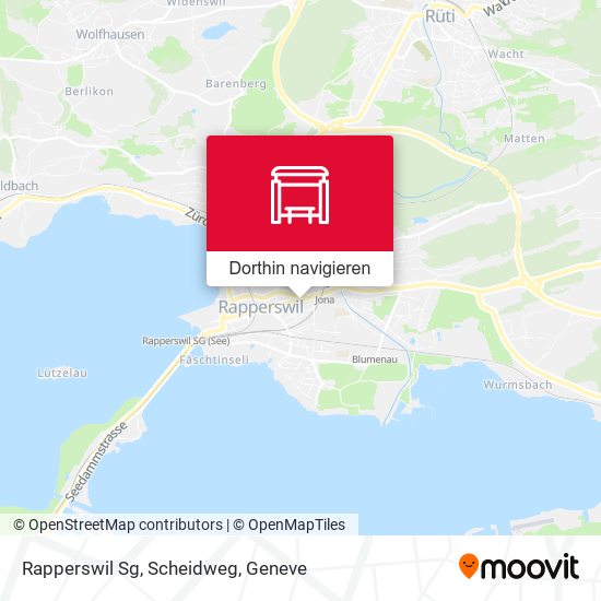 Rapperswil Sg, Scheidweg Karte