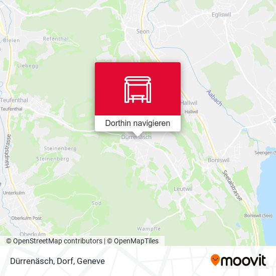 Dürrenäsch, Dorf Karte