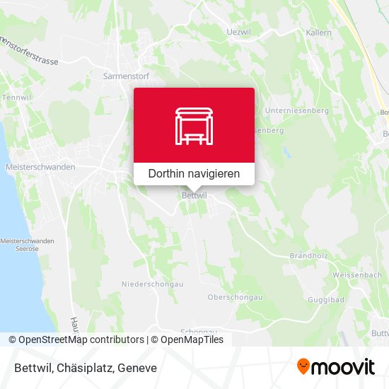 Bettwil, Chäsiplatz Karte