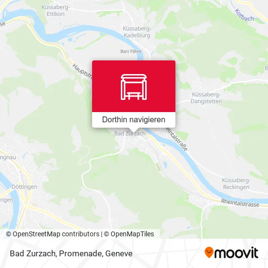 Bad Zurzach, Promenade Karte