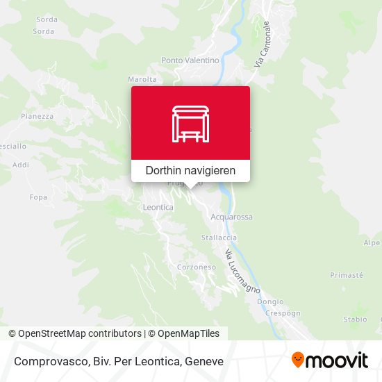 Comprovasco, Biv. Per Leontica Karte
