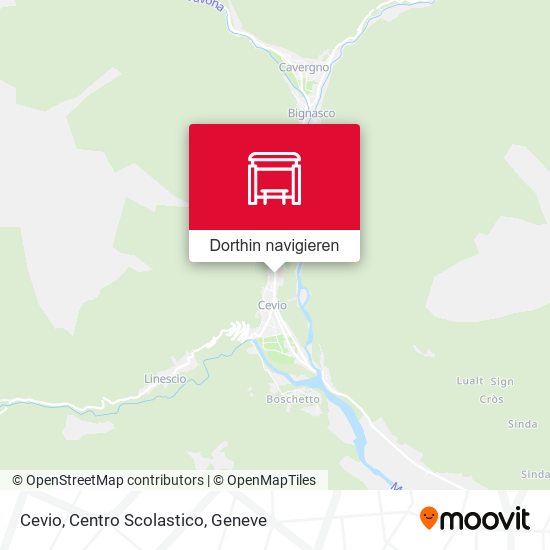 Cevio, Centro Scolastico Karte