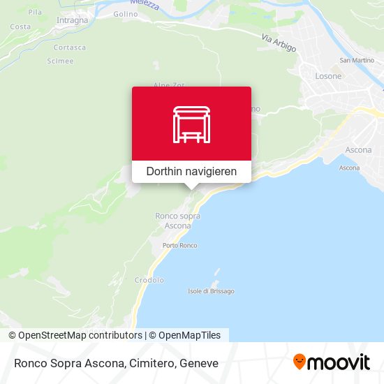 Ronco Sopra Ascona, Cimitero Karte