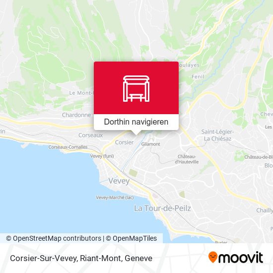 Corsier-Sur-Vevey, Riant-Mont Karte