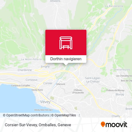 Corsier-Sur-Vevey, Omballes Karte