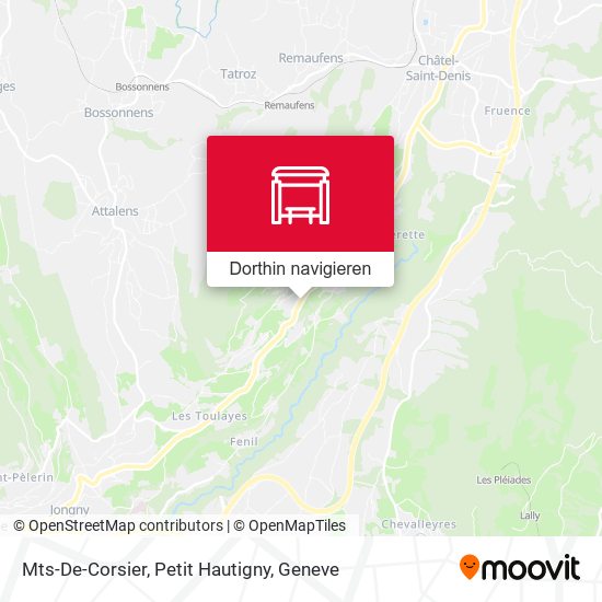 Mts-De-Corsier, Petit Hautigny Karte