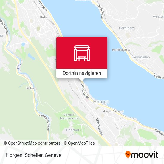 Horgen, Scheller Karte