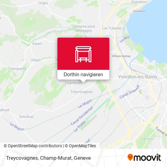 Treycovagnes, Champ-Murat Karte