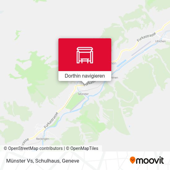 Münster Vs, Schulhaus Karte