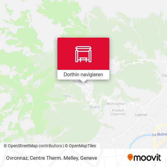 Ovronnaz, Centre Therm. Melley Karte