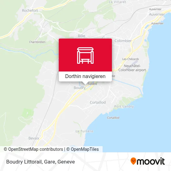 Boudry Littorail, Gare Karte