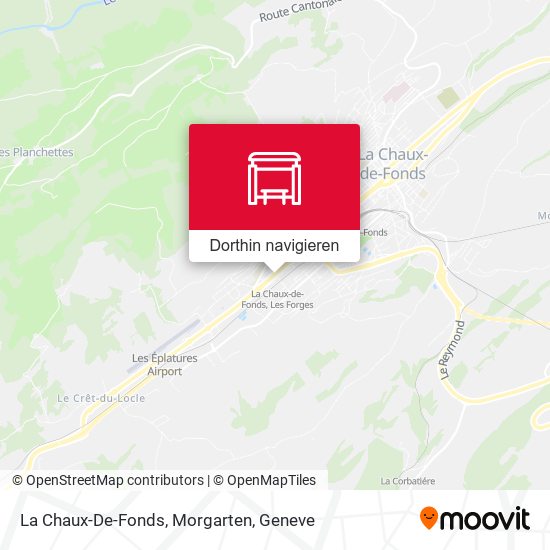 La Chaux-De-Fonds, Morgarten Karte