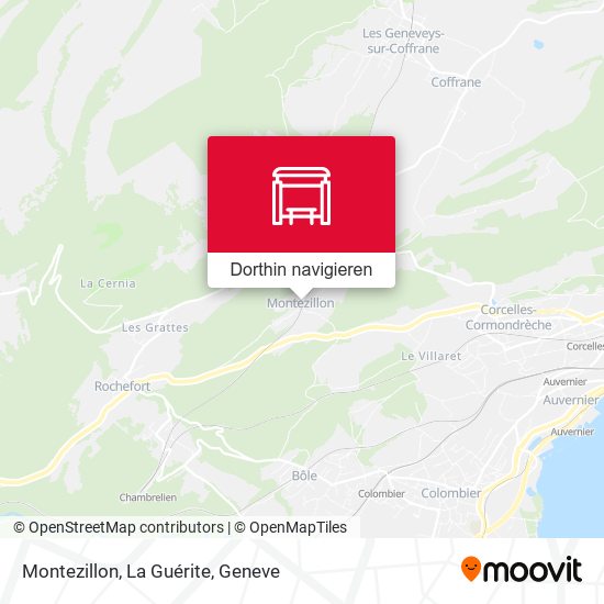 Montezillon, La Guérite Karte