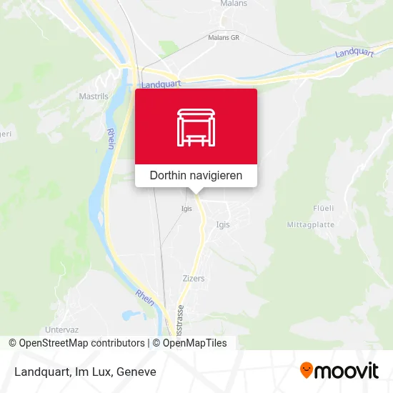 Landquart, Im Lux Karte