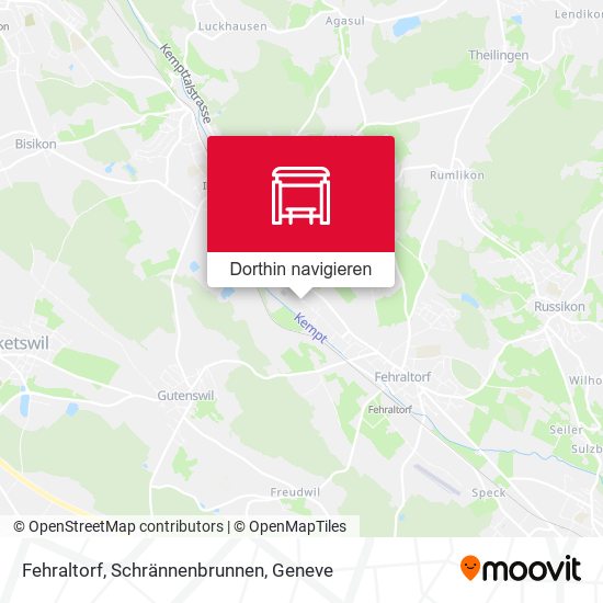 Fehraltorf, Schrännenbrunnen Karte