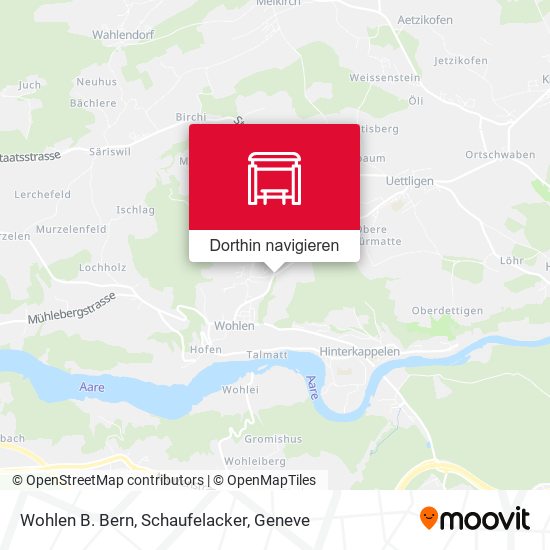 Wohlen B. Bern, Schaufelacker Karte