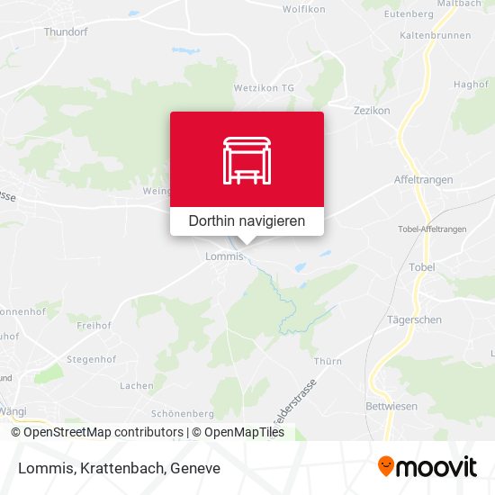 Lommis, Krattenbach Karte