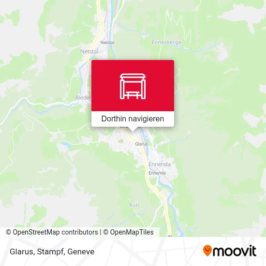 Glarus, Stampf Karte